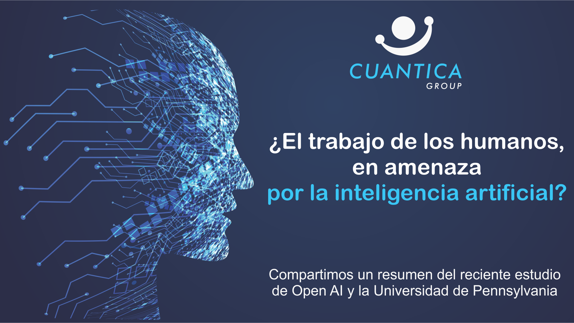 ¿El trabajo de los humanos en amenaza por la inteligencia artificial?